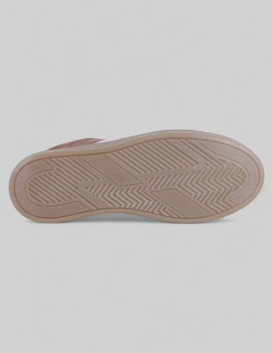 Tenis con cordones  High Line en Gamuza – Café