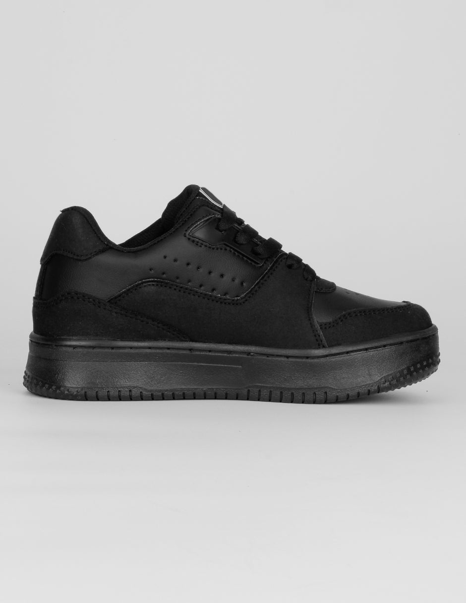 Tenis Kids en Piel vegana – Negro