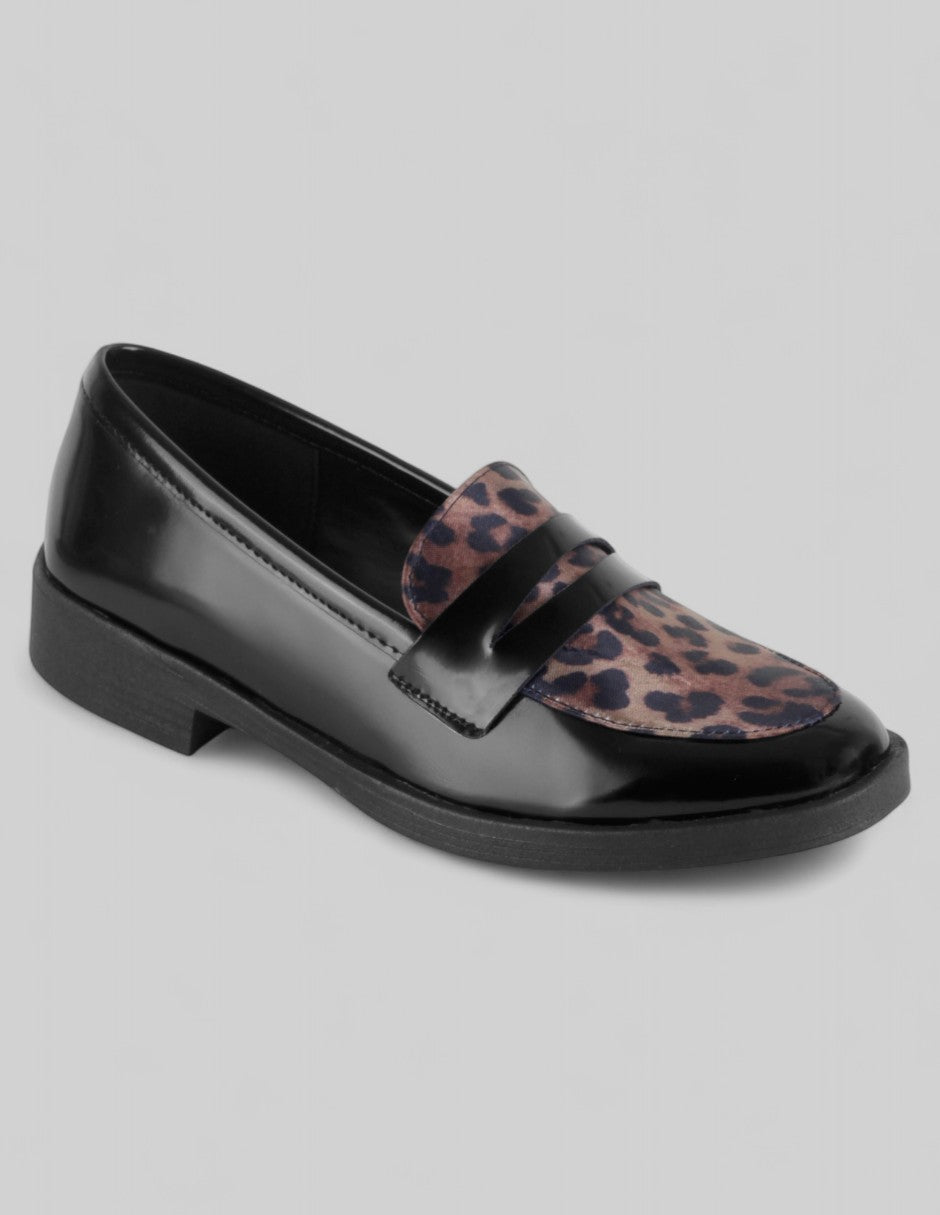 Mocasines Exterior Piel vegana Color Negro Para Mujer De RBCOLLECTION