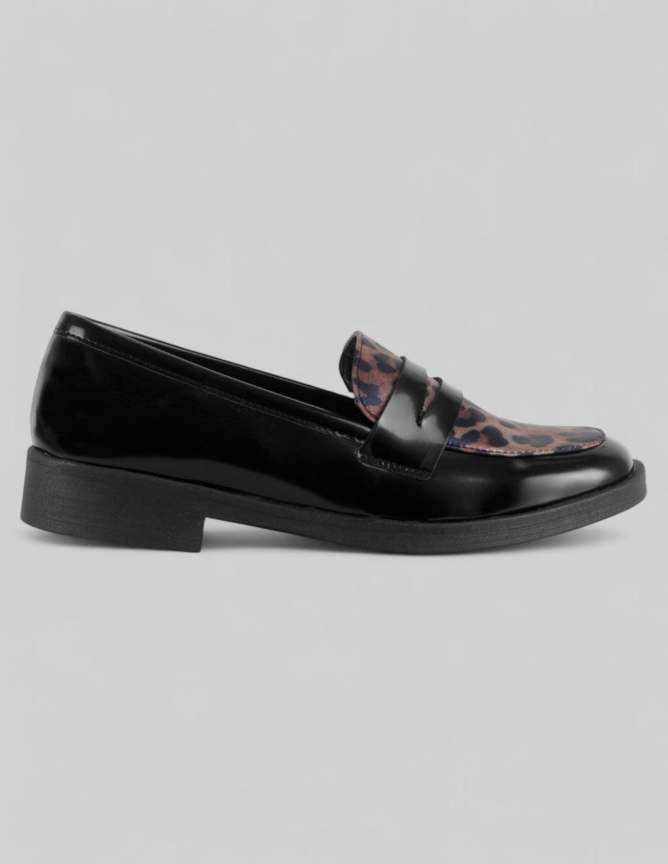 Mocasines Classy en Piel vegana – Negro