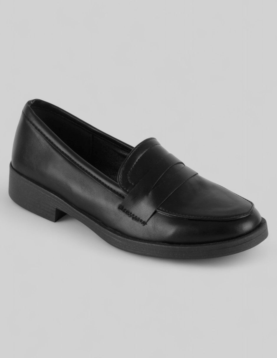 Mocasines Exterior Piel vegana Color Negro Para Mujer De RBCOLLECTION