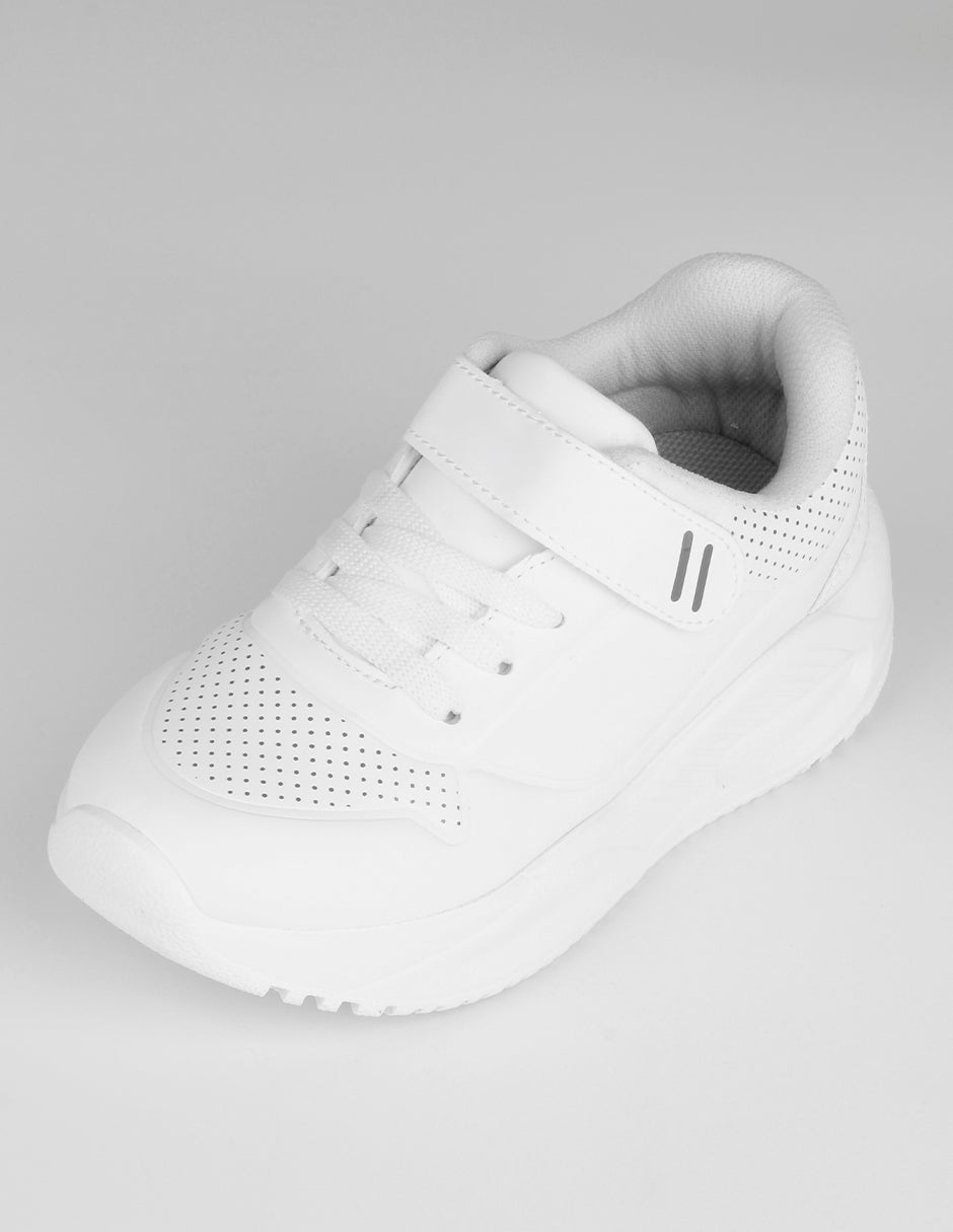 Tenis Kids en Sintético – Blanco