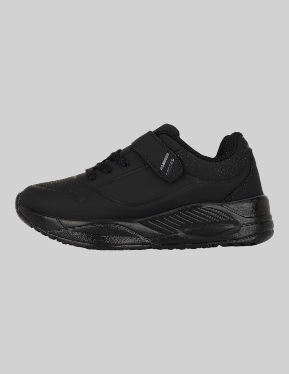 Tenis Exterior Sintético Color Negro Para Niño De RBCOLLECTION