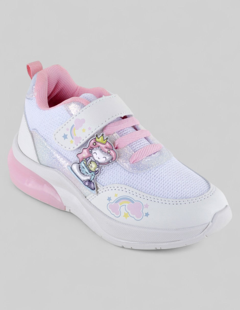 Tenis Kids  en Piel vegana – Blanco