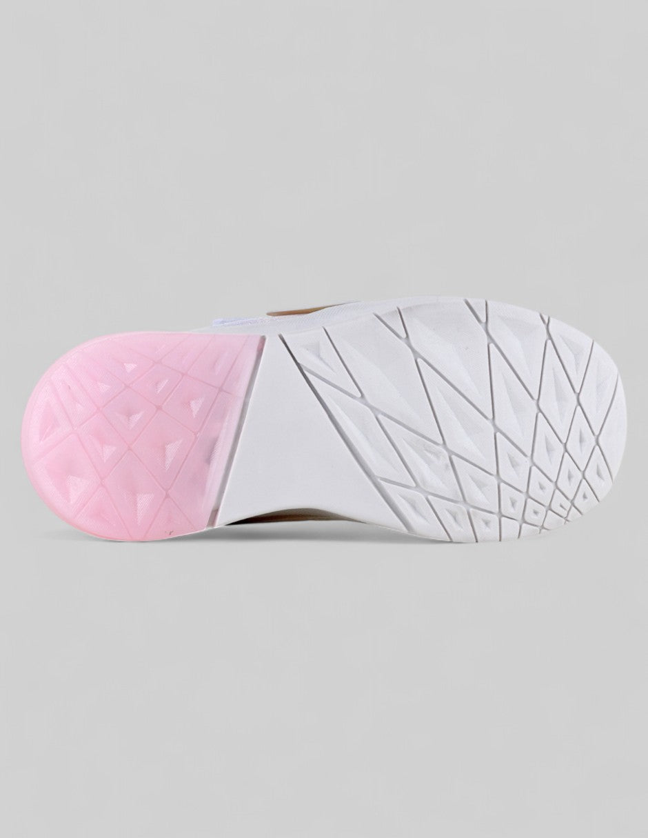 Tenis Kids  en Piel vegana – Blanco
