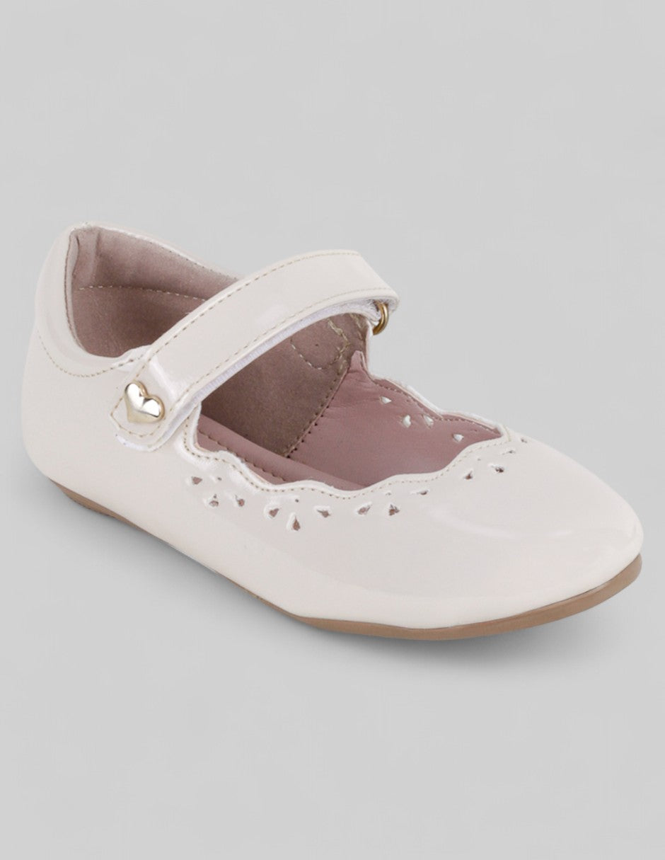Mary jane Kids  en Charol – Blanco