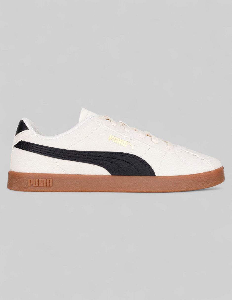 Tenis con cordones  Club ii en Piel de Puma – Beige
