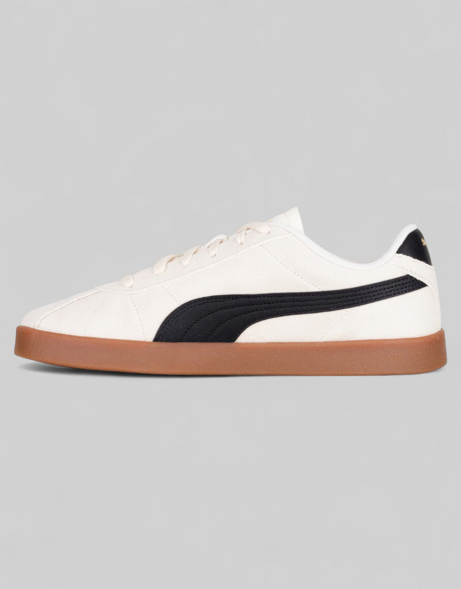 Tenis con cordones  Club ii en Piel de Puma – Beige