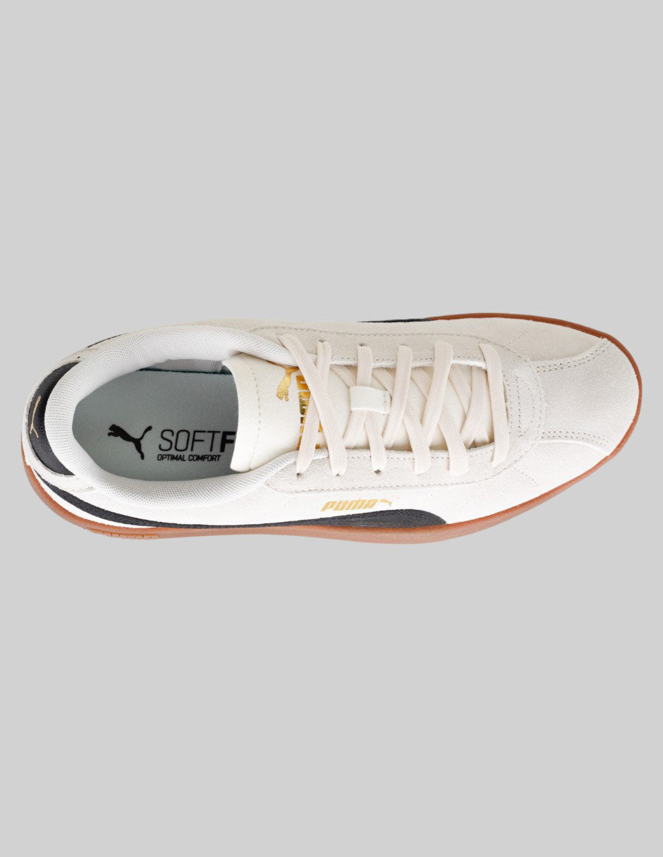 Tenis con cordones  Club ii en Piel de Puma – Beige