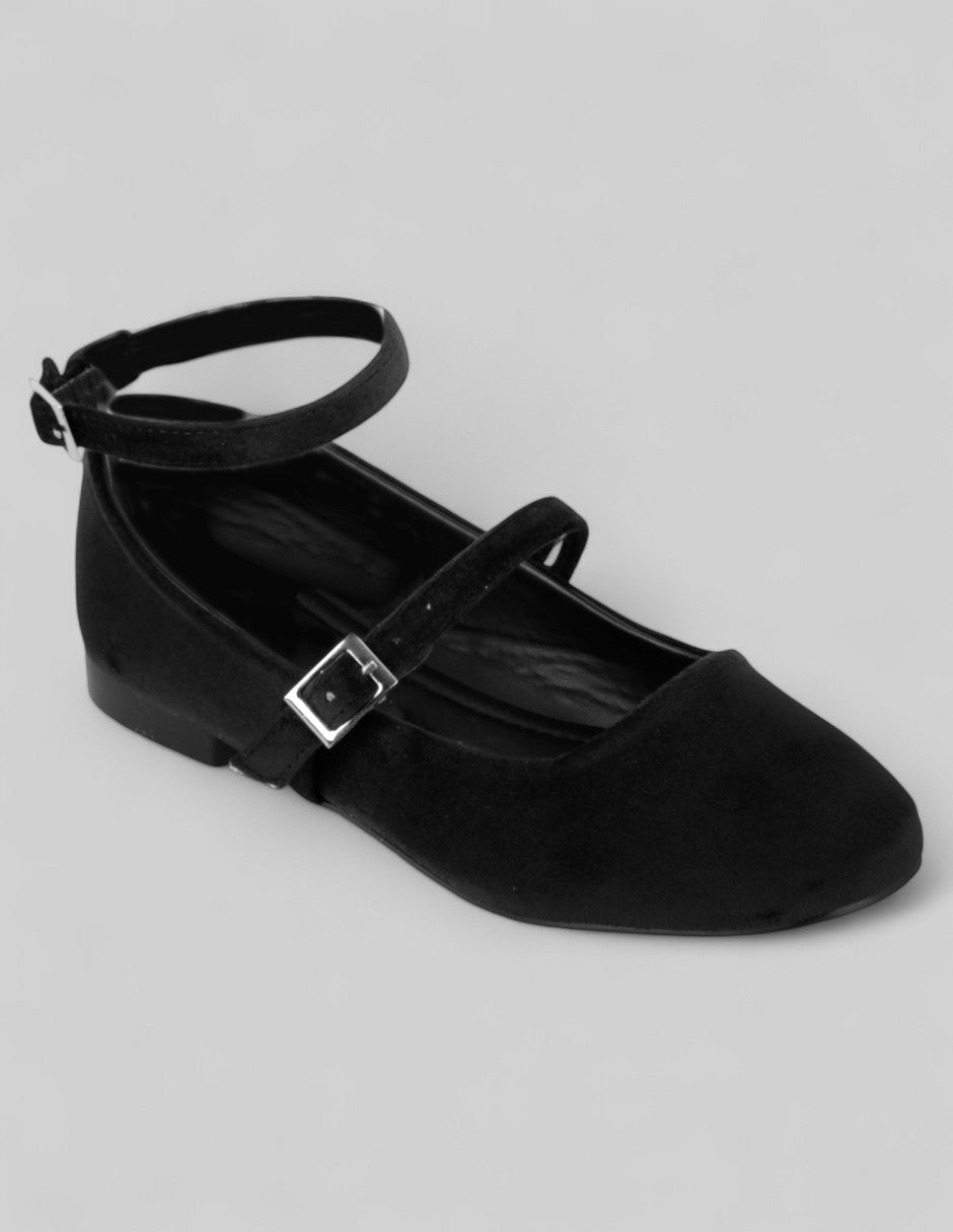 Mary jane Darling en Textil – Negro