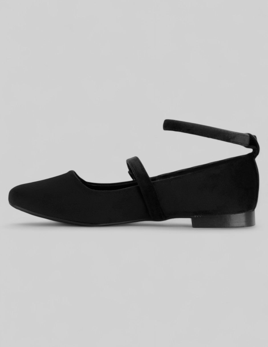 Mary jane Darling en Textil – Negro