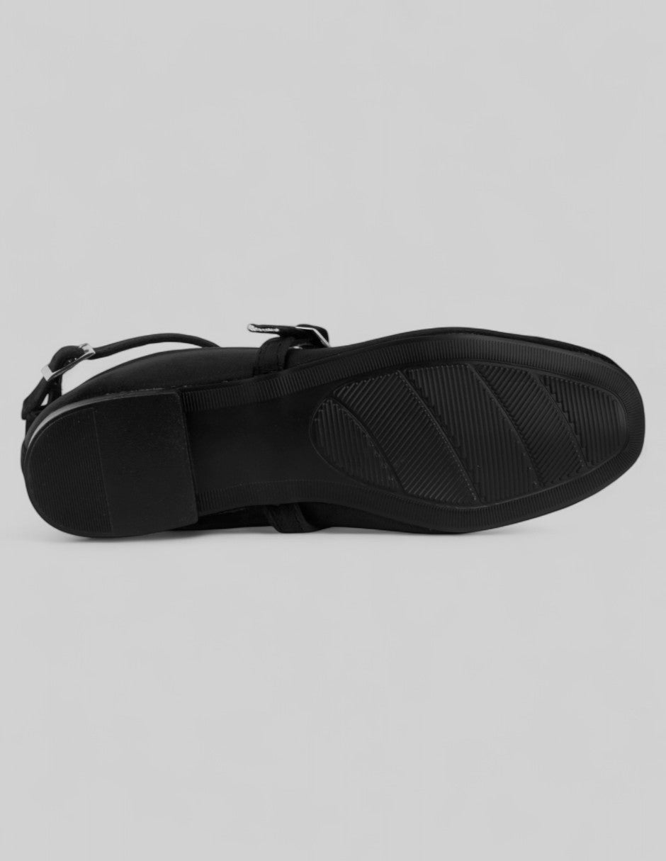 Mary jane Darling en Textil – Negro