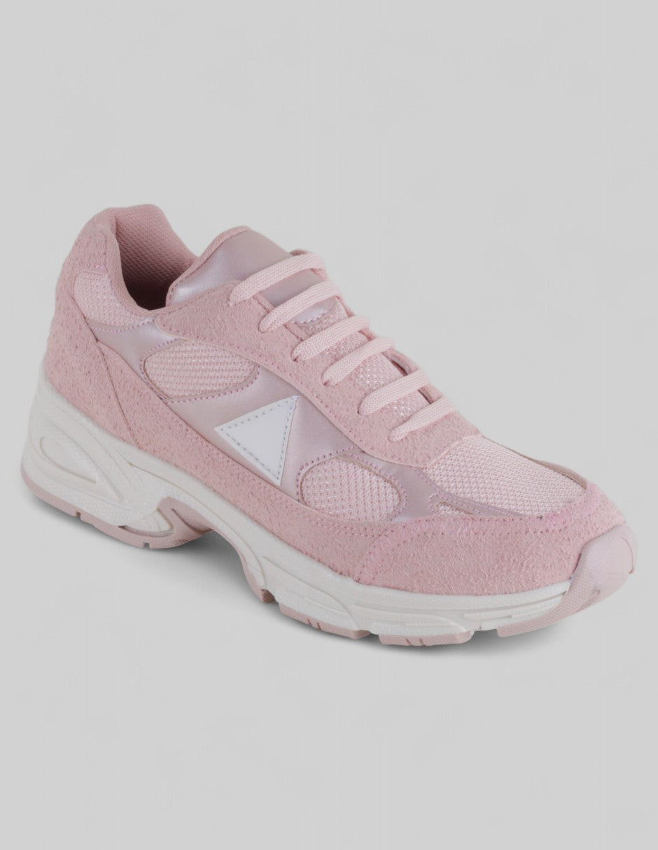 Tenis tipo deportivo Exterior Textil Color Rosa Para Mujer De RBCOLLECTION