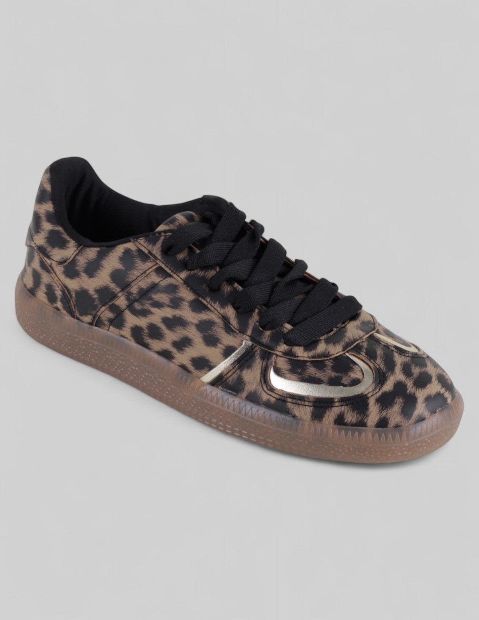 Tenis con cordones Exterior Sintético Color Café Para Mujer De RBCOLLECTION