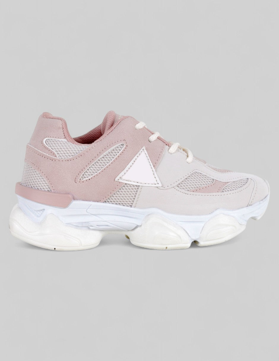 Tenis Kids  en Piel vegana – Beige