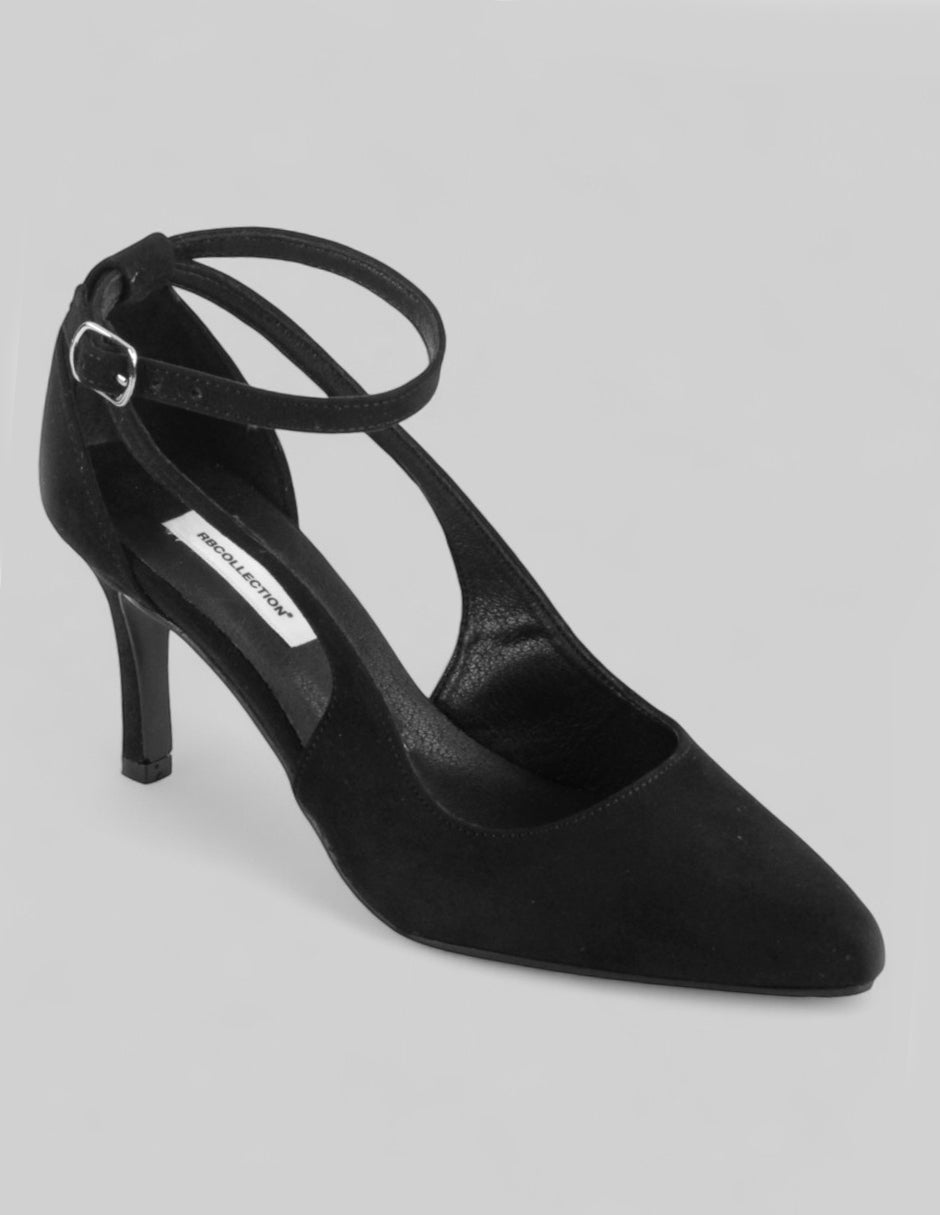 Zapatillas Stick en Gamuza – Negro