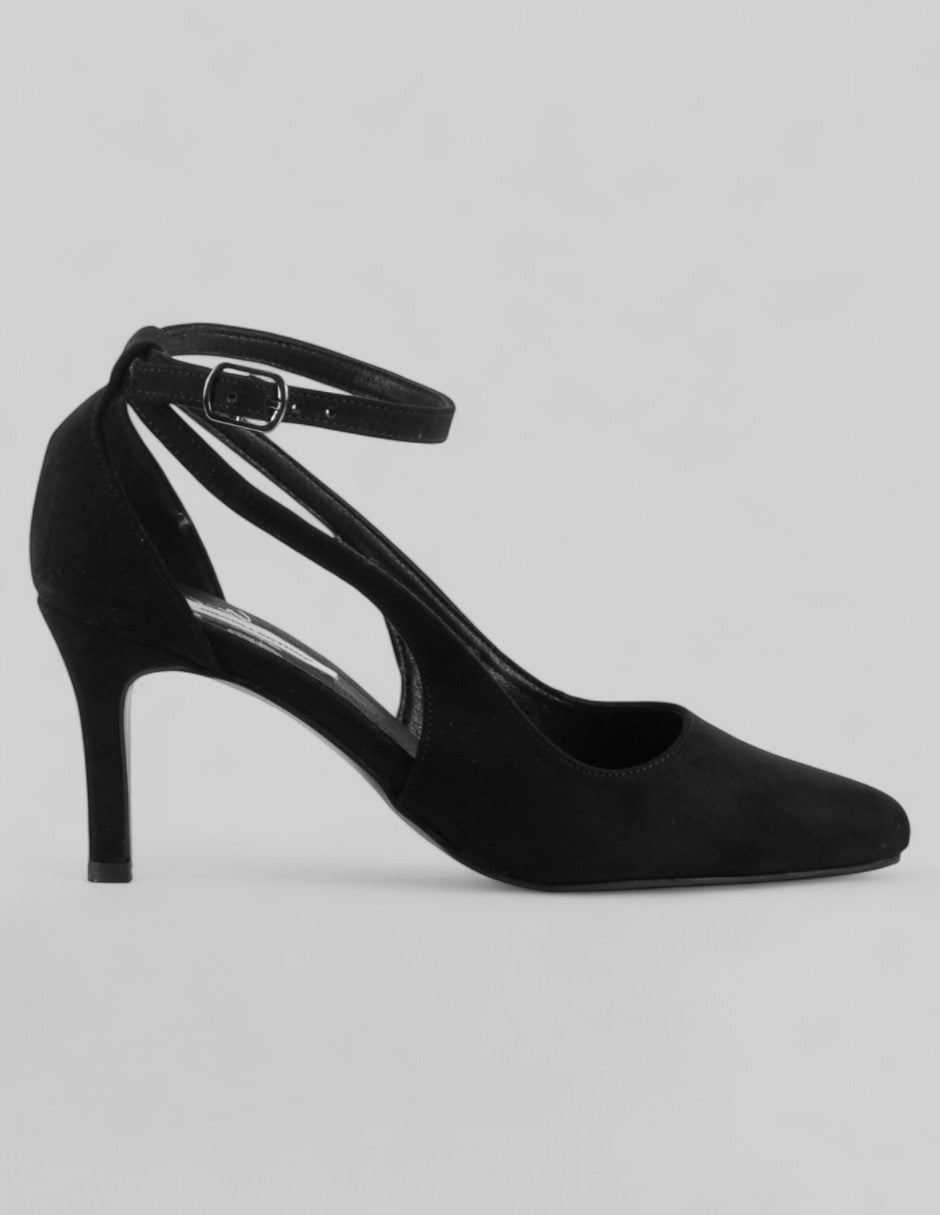 Zapatillas Stick en Gamuza – Negro