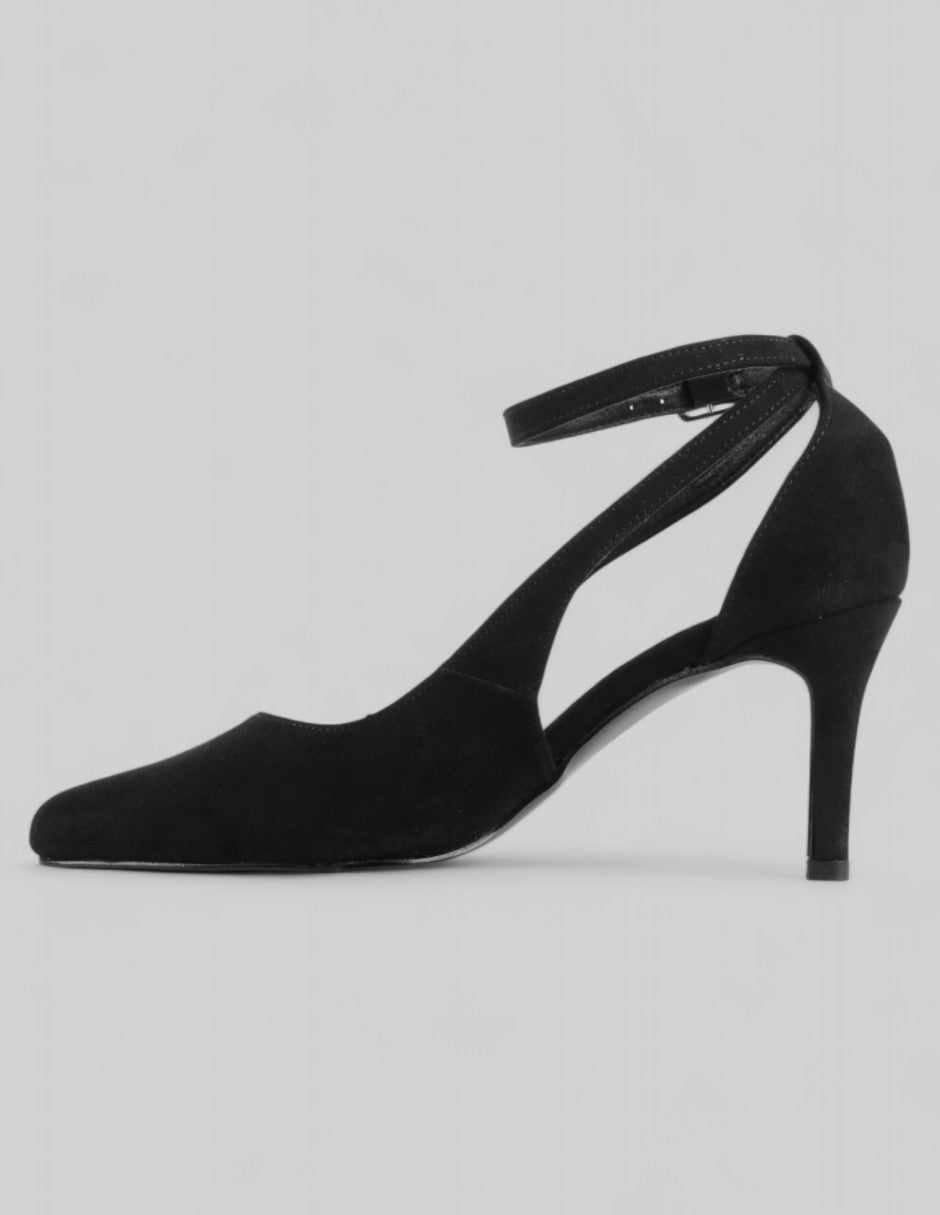 Zapatillas Stick en Gamuza – Negro