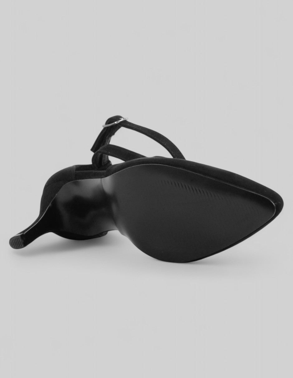 Zapatillas Stick en Gamuza – Negro