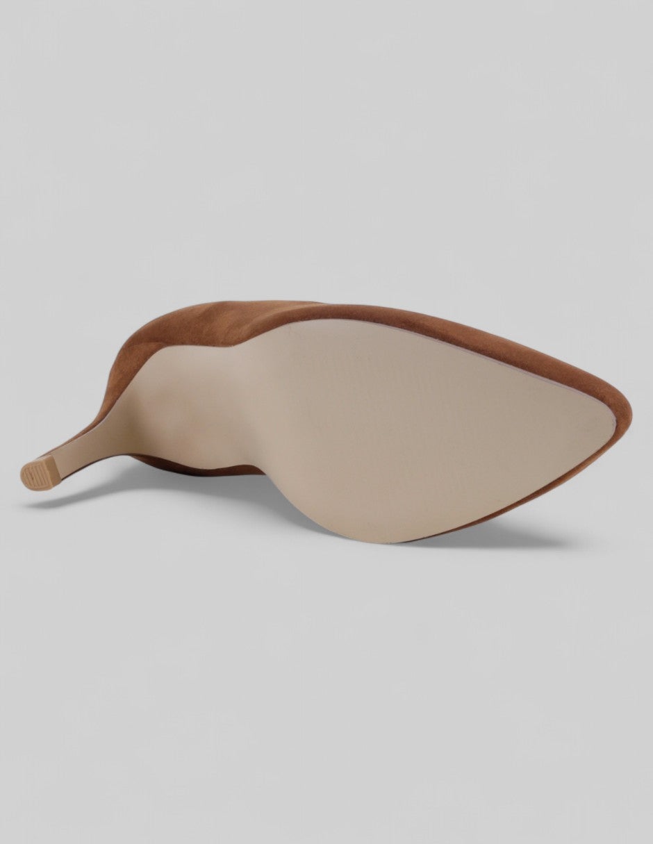 Zapatillas Classy en Gamuza – Café