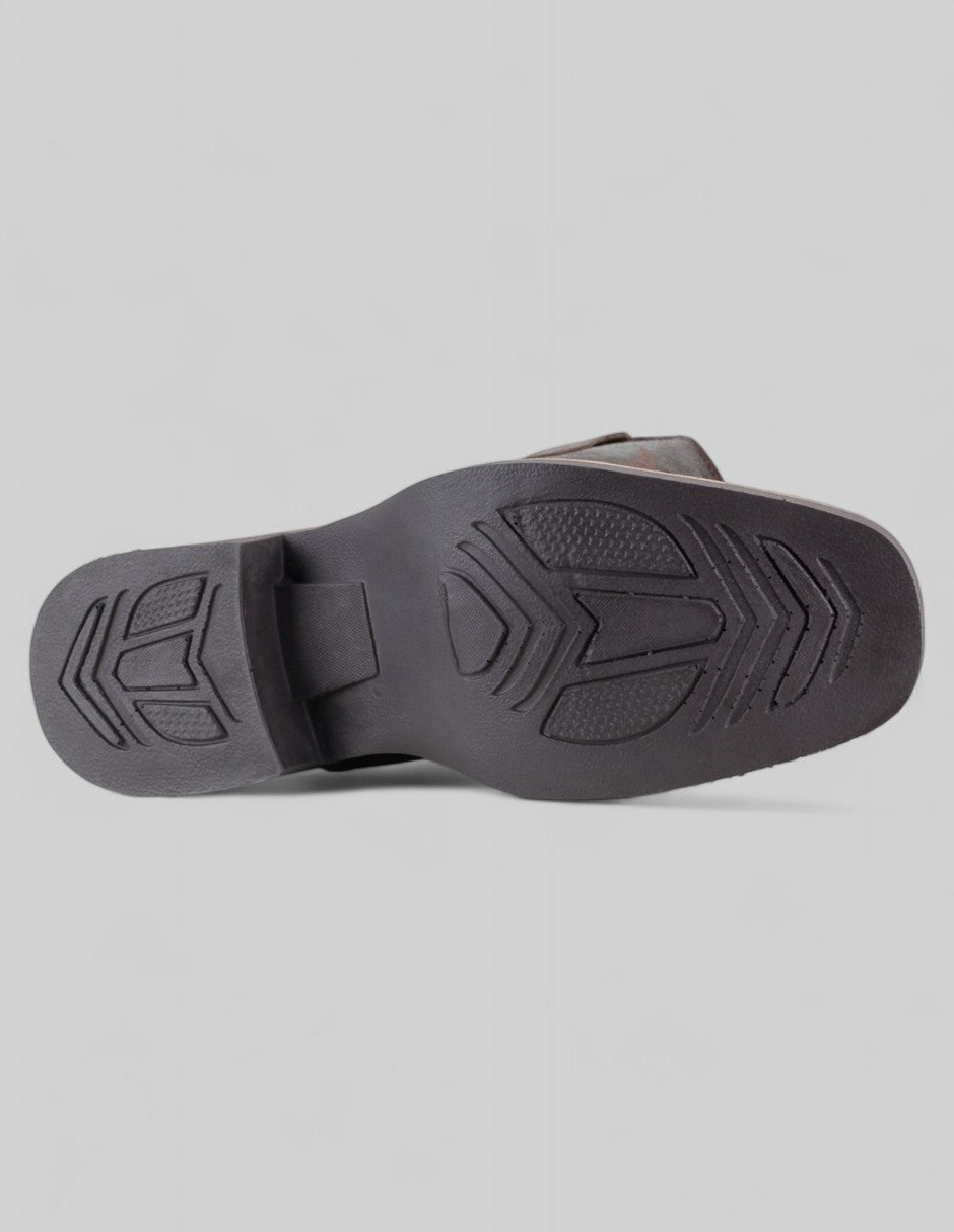 Botas tipo western Cowboy en Piel – Café