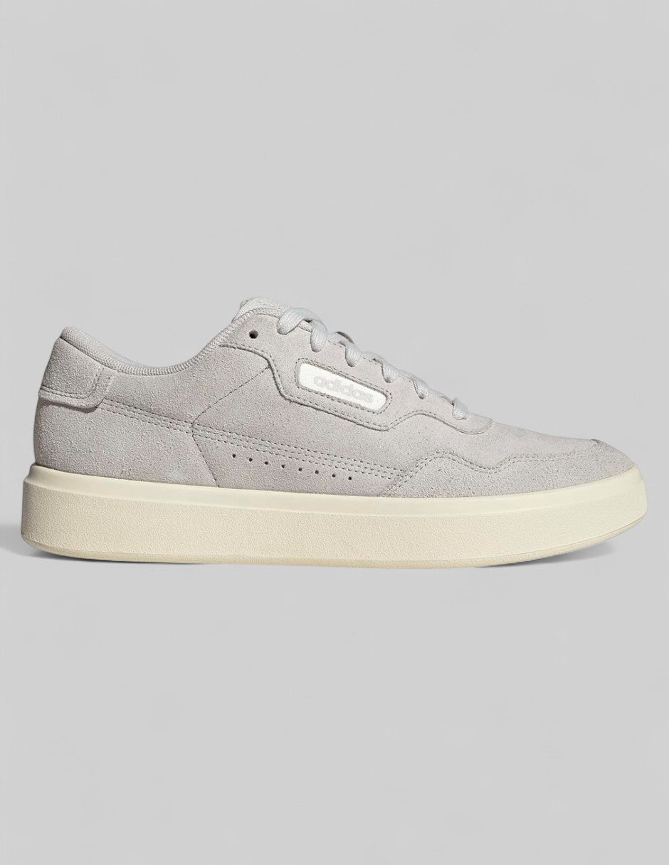 Tenis con cordones Exterior Piel Color Gris Para Hombre De Adidas