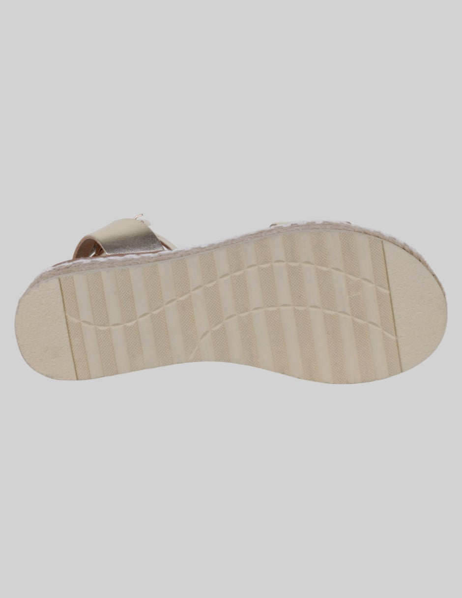 Sandalias con plataforma Yuri en Sintético – Dorado