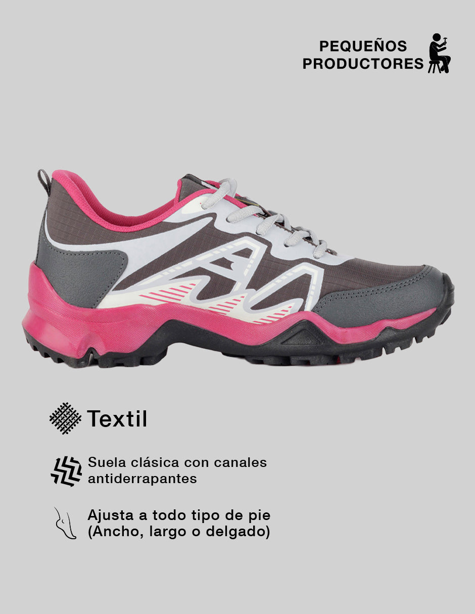 Tenis para entrenamiento  Hiking en Textil – Multicolor