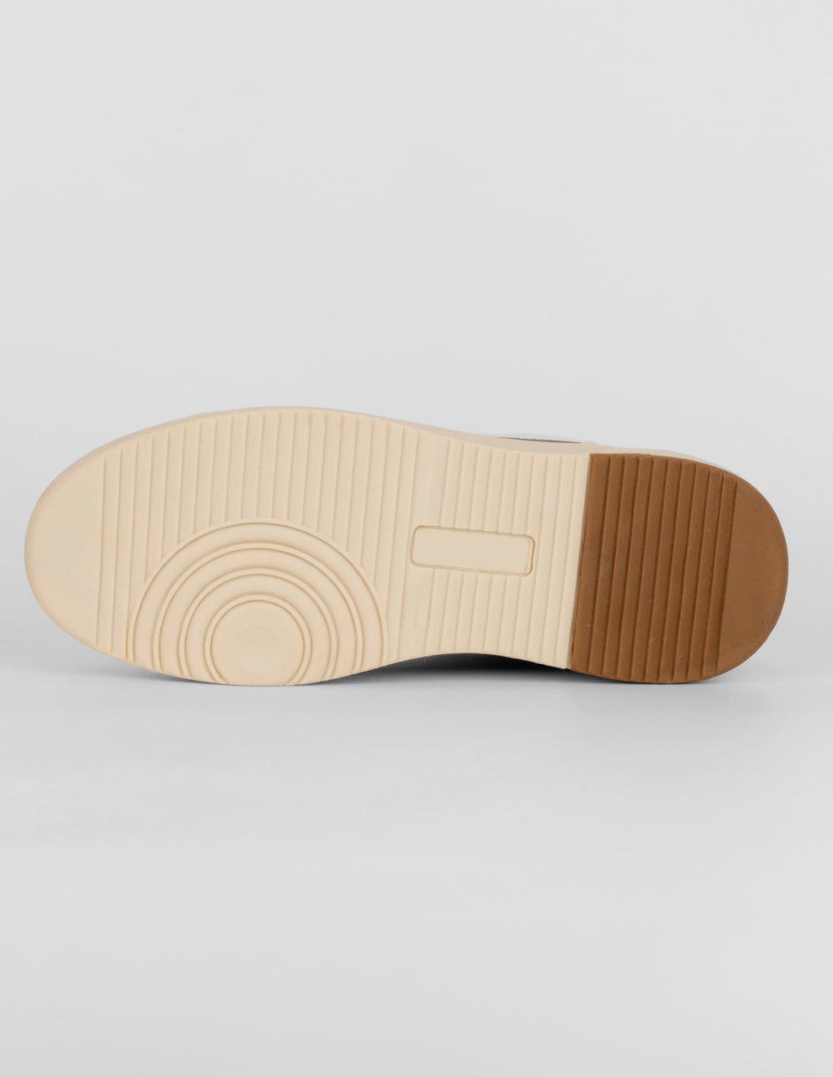 Tenis con cordones Urban en Piel vegana – Blanco