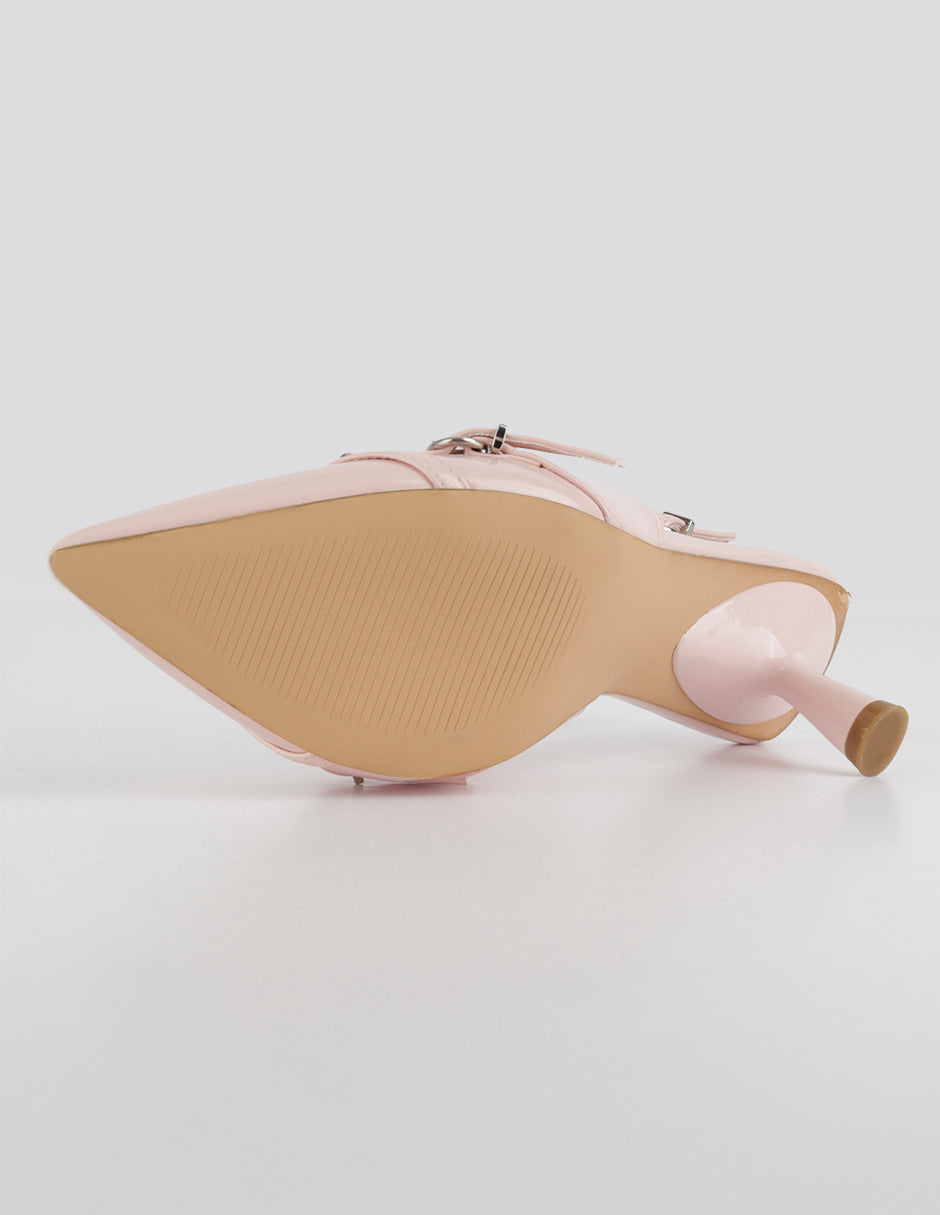 Zapatillas Slingback en Charol – Rosa