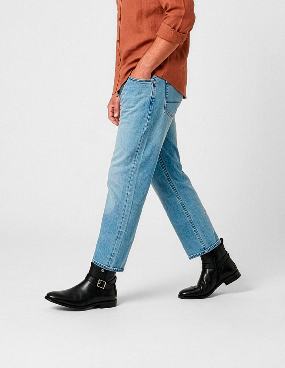 Botas casuales Hand Made en Piel – Negro