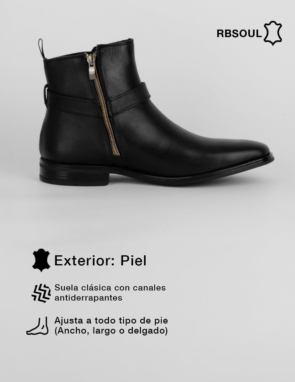 Botas casuales Hand Made en Piel – Negro