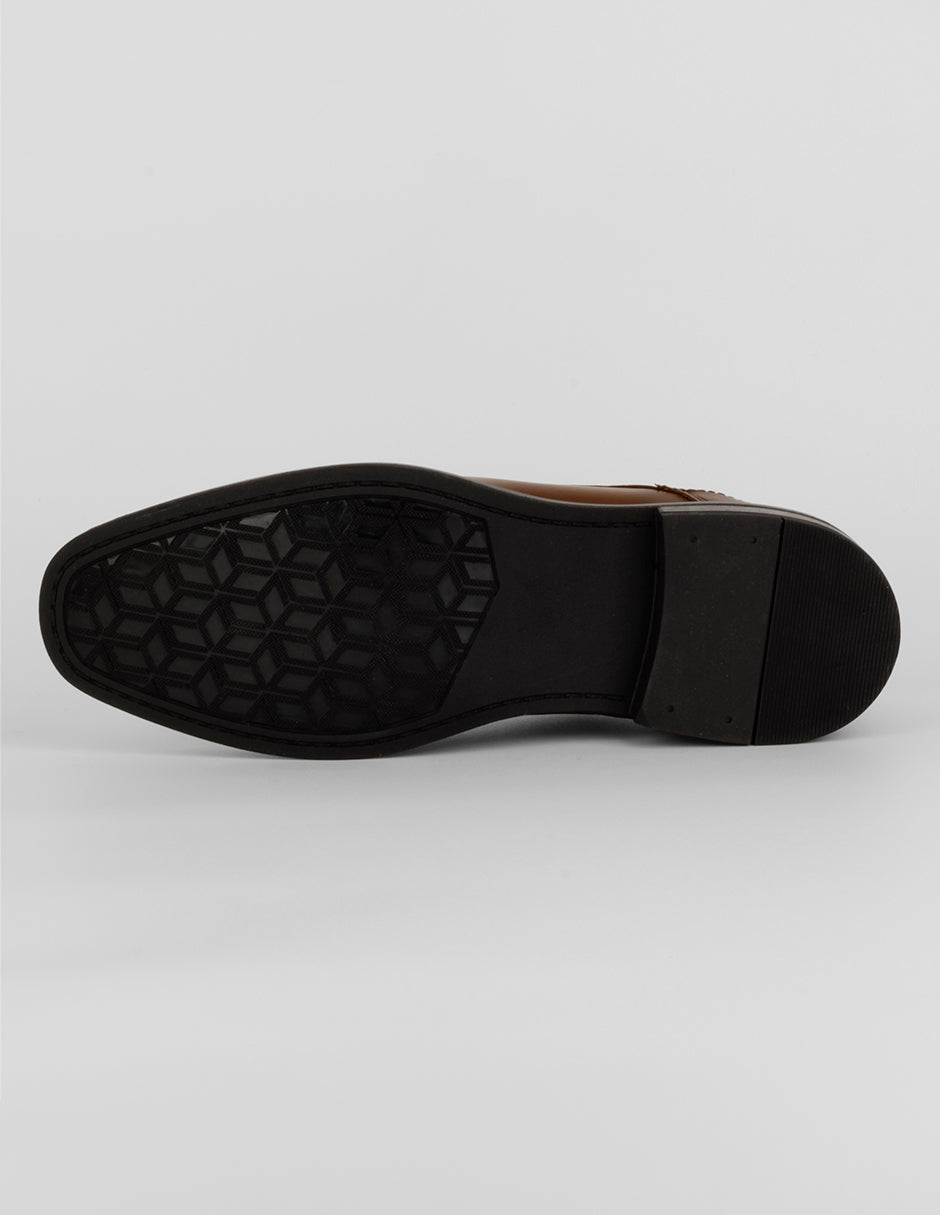 Zapatos de vestir Hand Made en Piel – Café