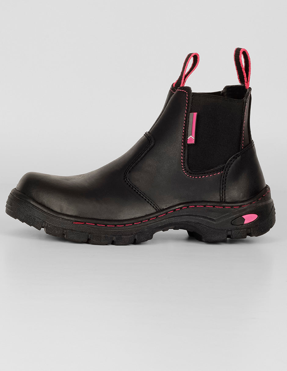 Botas industriales Exterior Piel Color Negro Para Mujer De RBCOLLECTION