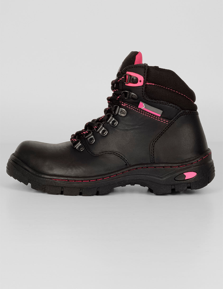 Botas industriales Exterior Piel Color Negro Para Mujer De RBCOLLECTION