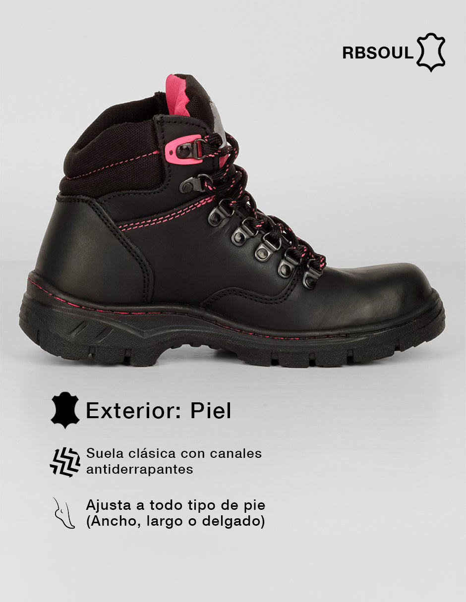 Botas industriales Work en Piel – Negro