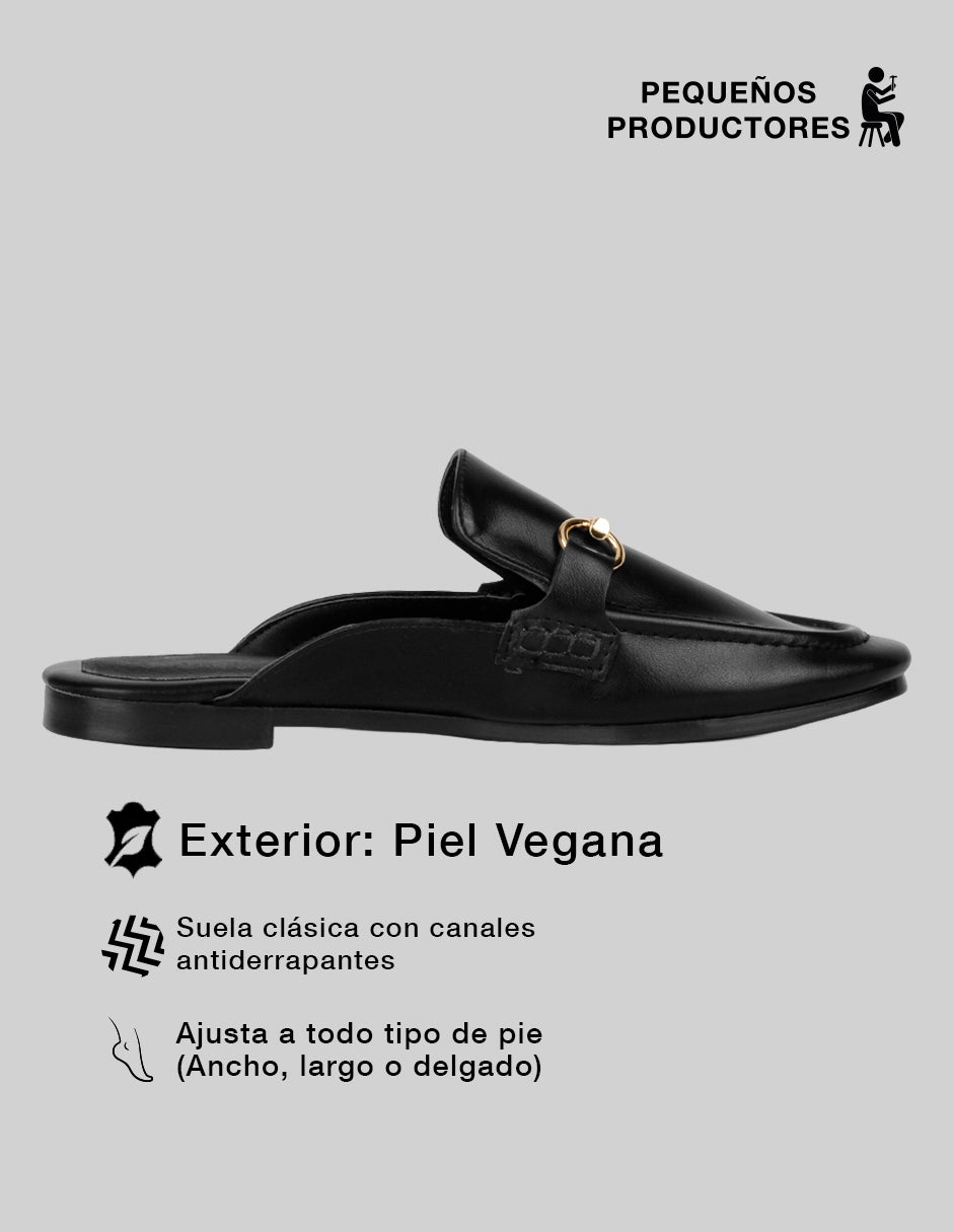 Loafers Onne en Piel vegana – Negro