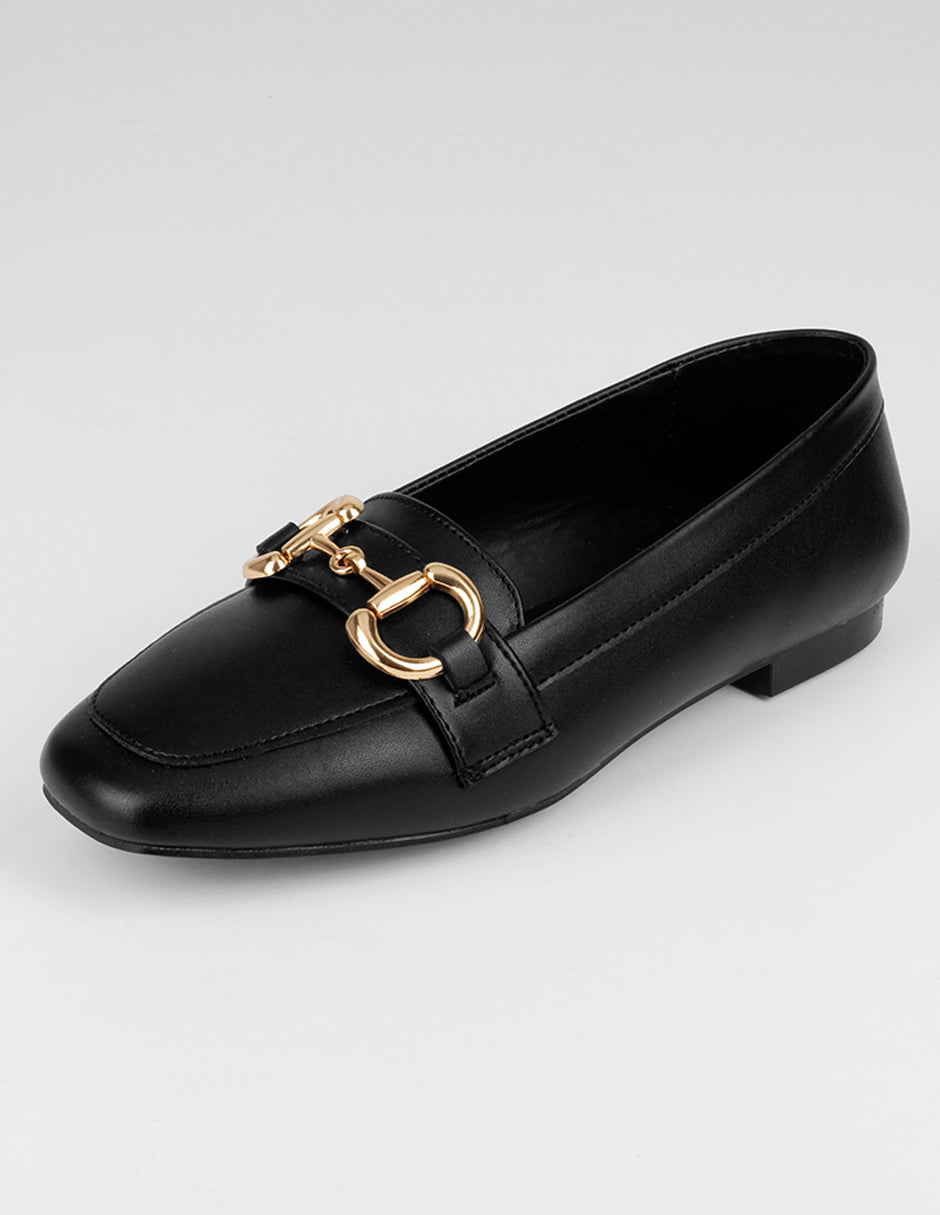 Flats clásicas Classy en Piel vegana – Negro