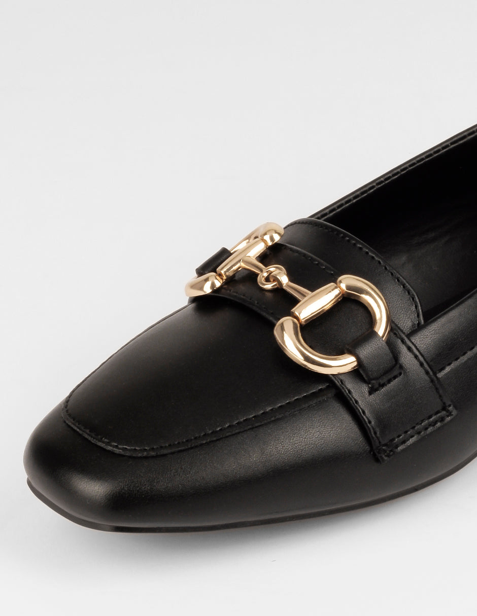 Flats clásicas Classy en Piel vegana – Negro