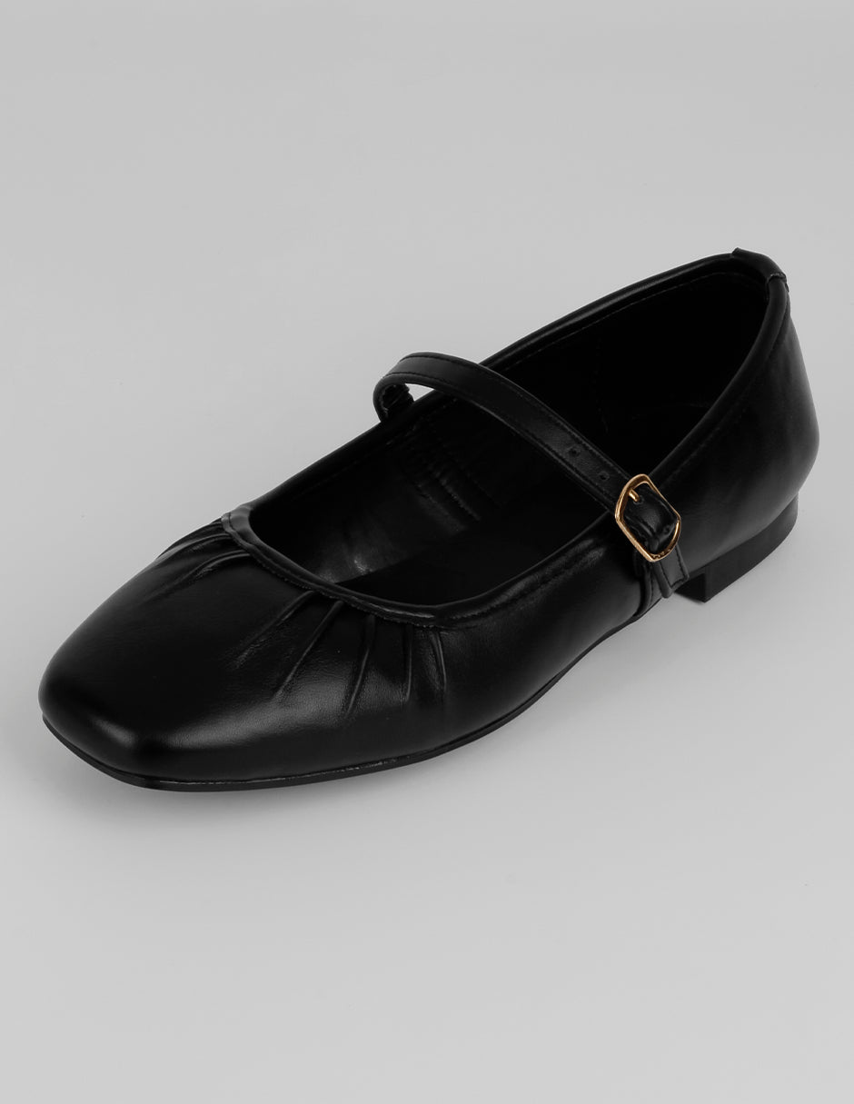 Mary jane Darling en Piel vegana – Negro