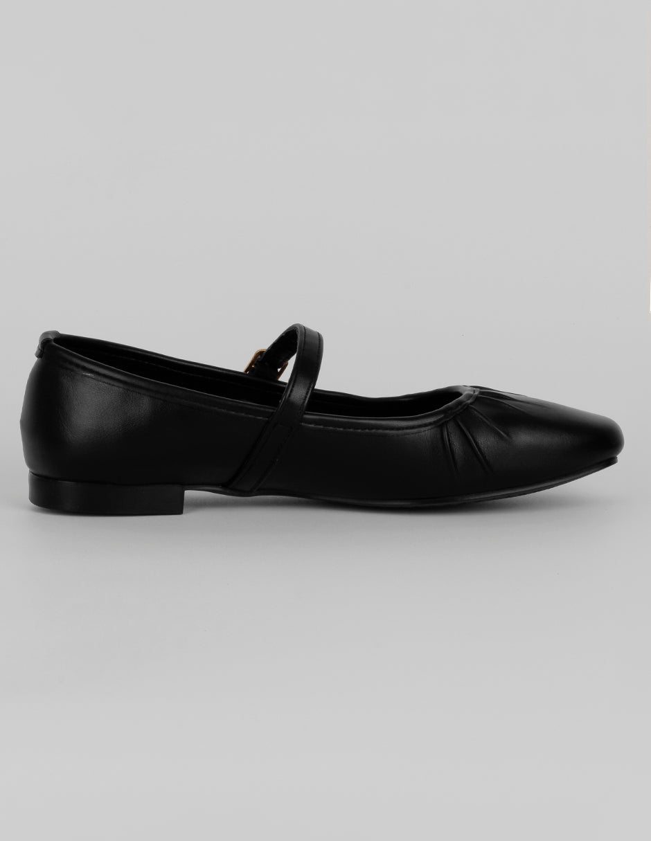 Mary jane Darling en Piel vegana – Negro
