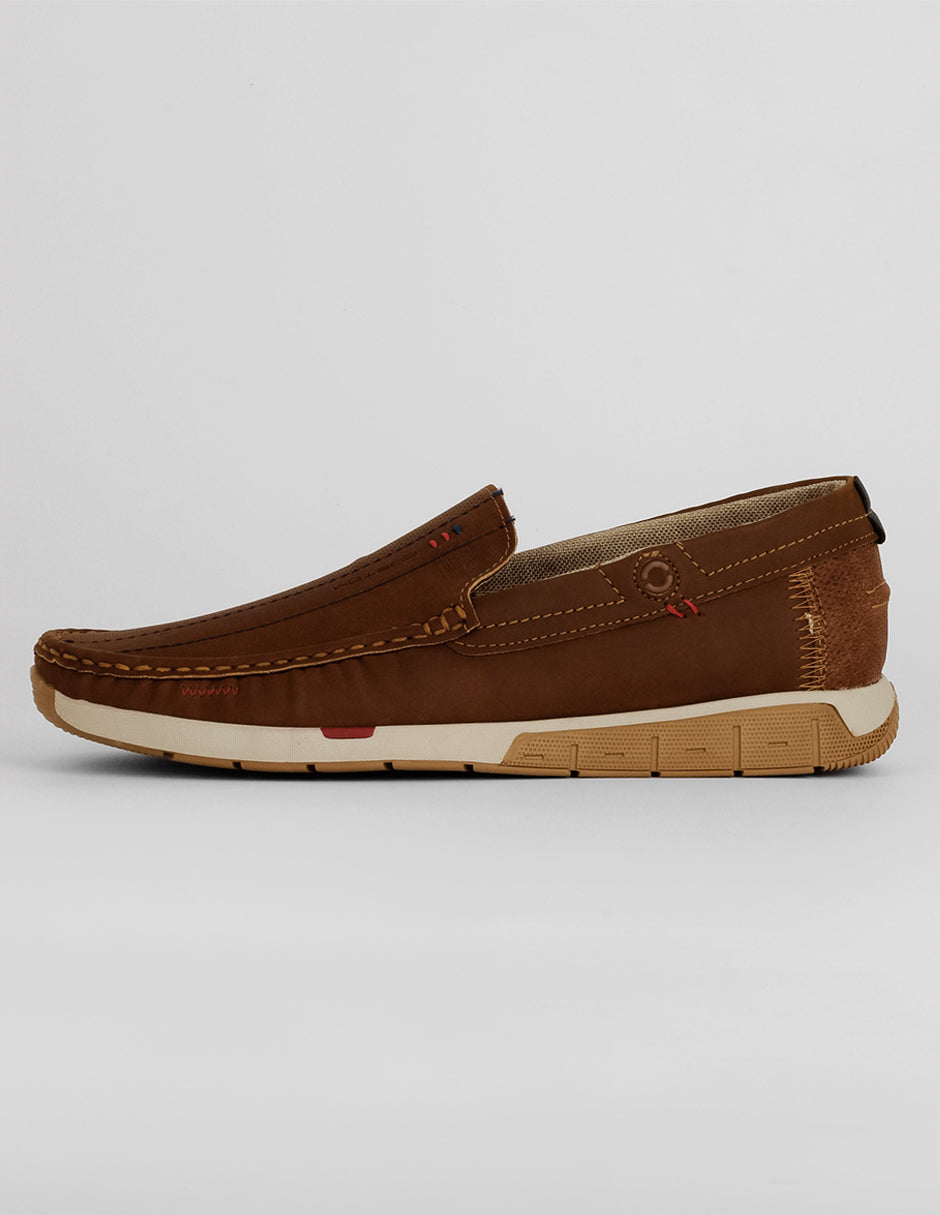 Mocasines Exterior Piel vegana Color Café Para Hombre De RBCOLLECTION