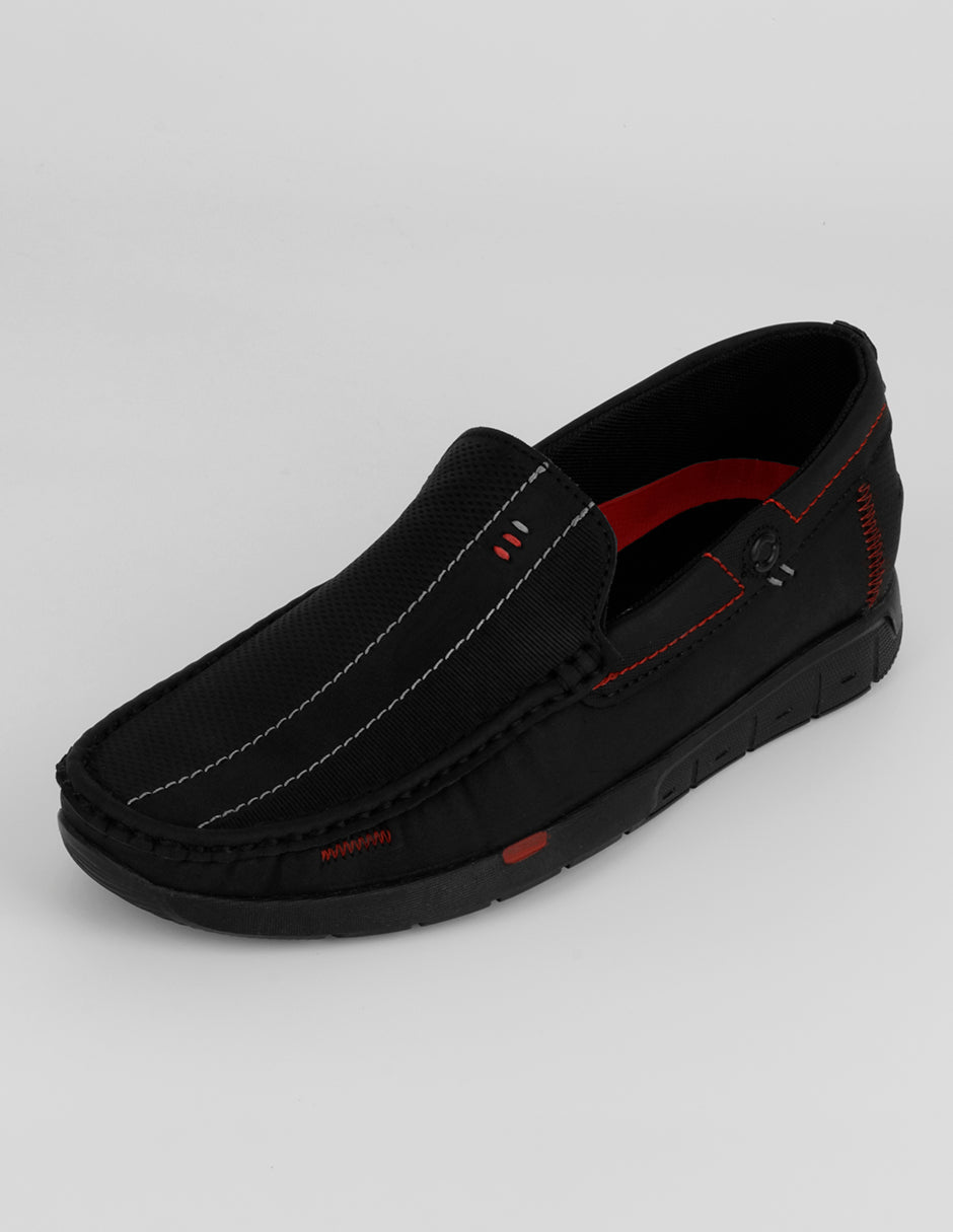 Mocasines Pequeños productores en Piel vegana – Negro