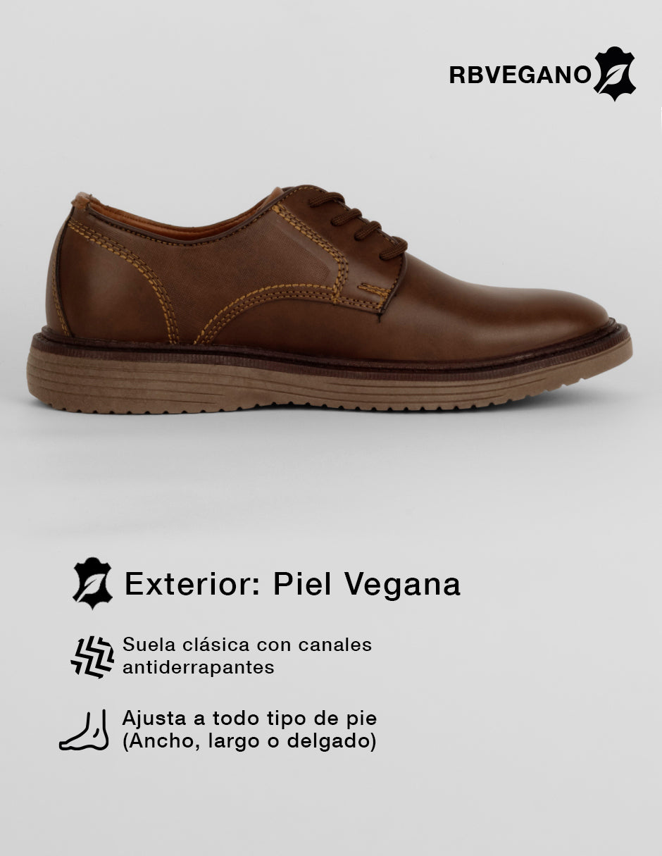 Oxfords Confi en Piel vegana – Café