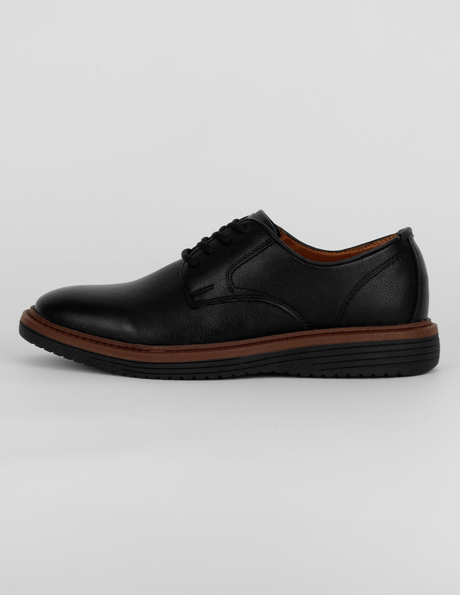 Oxfords Exterior Piel vegana Color Negro Para Hombre De RBCOLLECTION