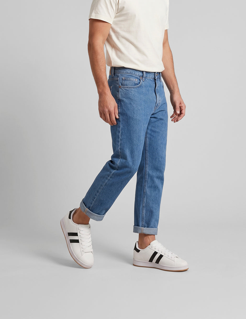 Tenis con cordones Bear en Piel vegana – Blanco