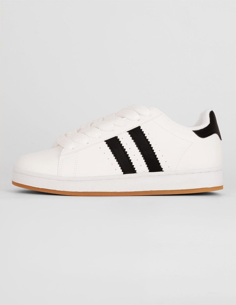 Tenis con cordones Exterior Piel vegana Color Blanco Para Hombre De RBCOLLECTION