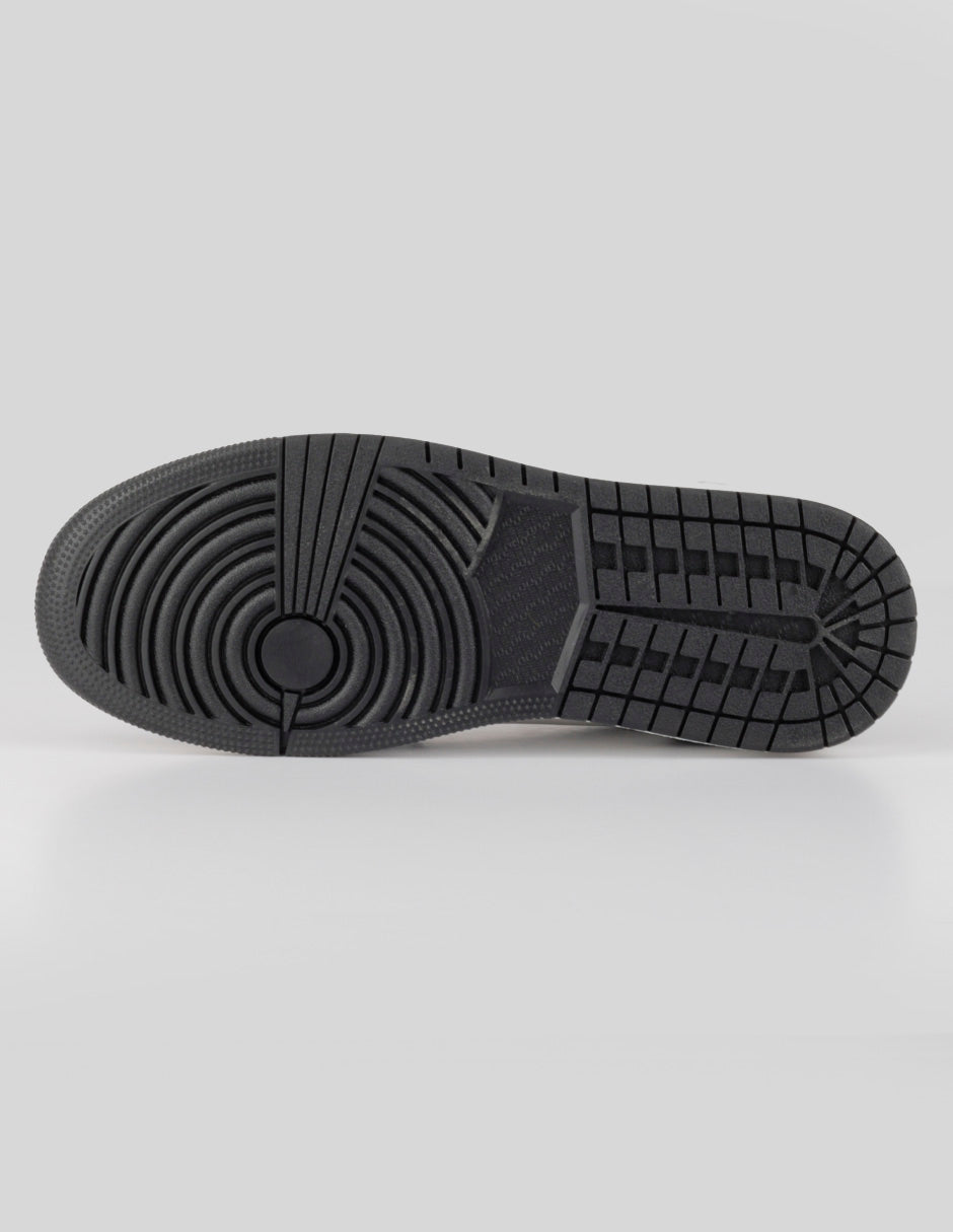 Tenis con cordones  Bear en Piel vegana – Negro