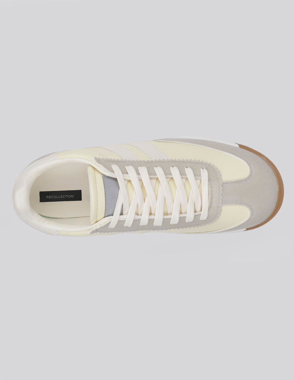 Tenis con cordones  Bear en Piel vegana – Beige