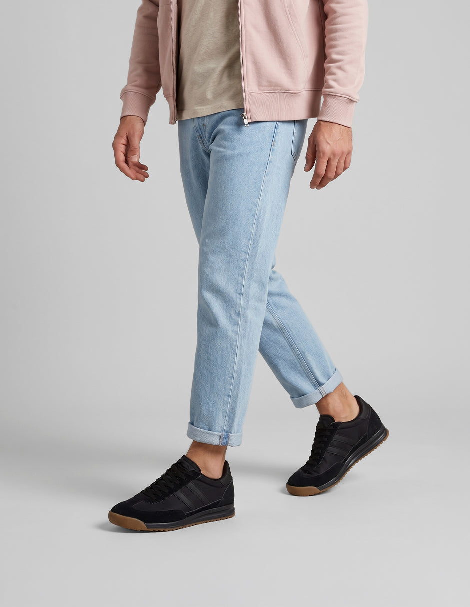 Tenis con cordones Bear en Textil – Negro